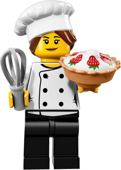 LEGO Minifigure-Gourmet Chef-Collectible Minifigures / Series 17-COL17-3-Creative Brick Builders